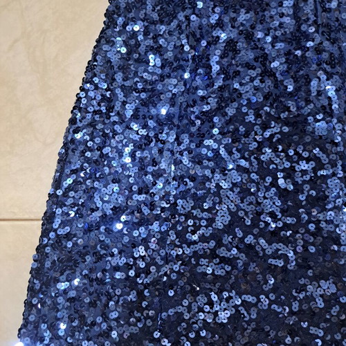 Blue sequin dress like new, short and tight, size S