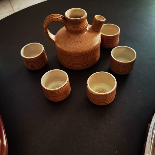 Clay tea set, like new, excellent condition