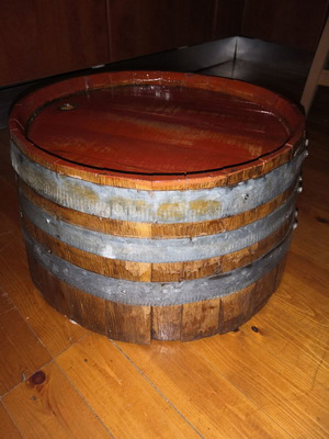 Wooden decorative barrel like new