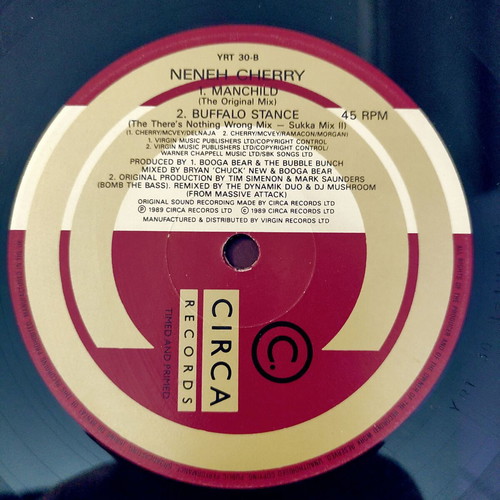 Neneh Cherry Manchild 12'' Vinyl Maxi Single used, UK 1989