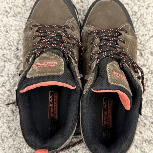 Sprandi Earth Gear Waterproof Hiking Shoes size 38 used, brown