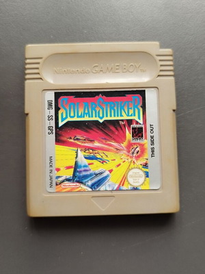 Gameboy Solar Striker used, works properly