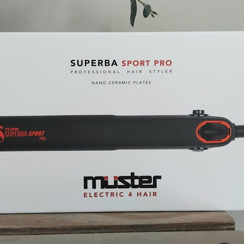 Muster Superba Sport Pro Professional Hair Styler with Nano Ceramic Plates