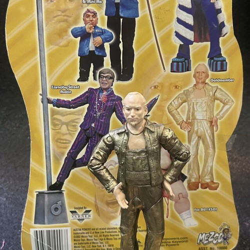 Goldmember Austin Powers Mezco 7” Action Figure like new with box