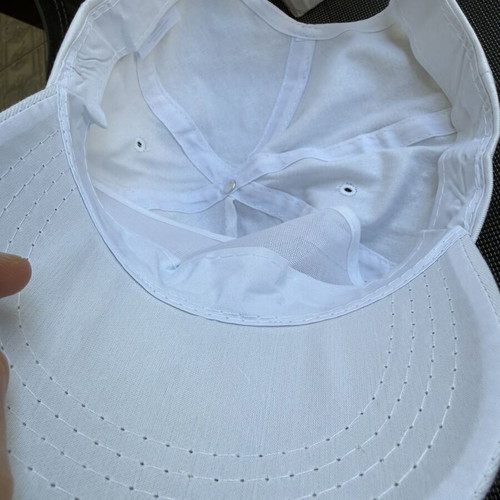 Jockey hat white new, ideal for summer
