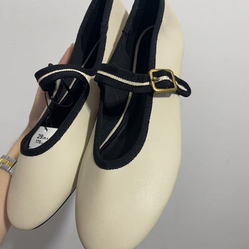 Parfois cream ballerina shoes size 39