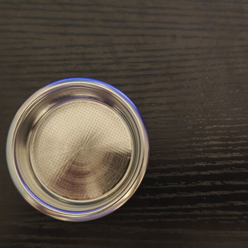 Feggrini 58mm shutter basket new generation silver double dose