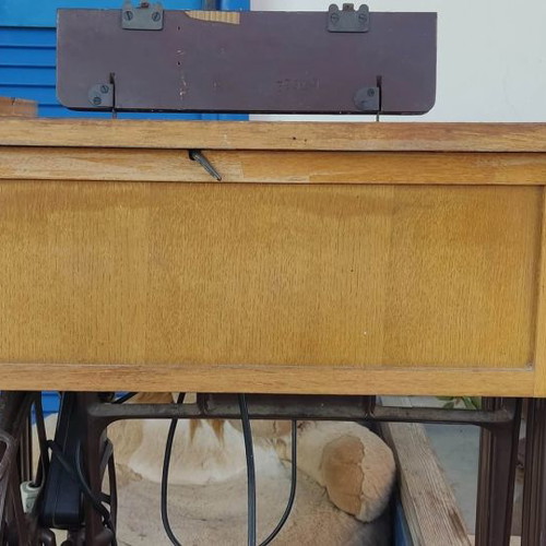 Singer sewing machine used from the 1950s