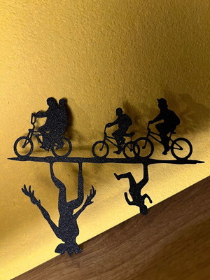 Geometric Low Poly Stranger Things Upside Down decor new