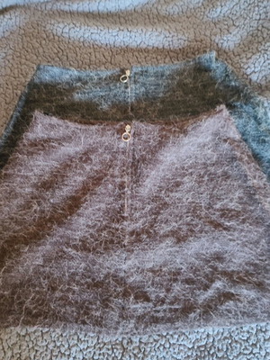 Set of 2 short skirts like new, black and brown, size S