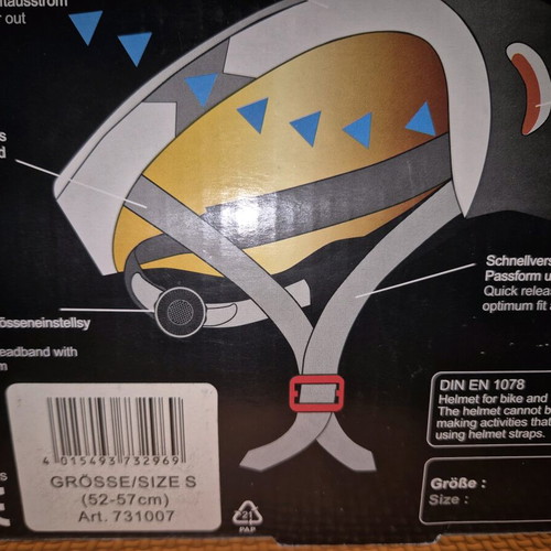 Ventura Soccer Kids Helmet like new, size small 52-57cm