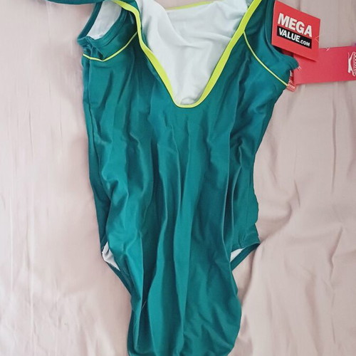 Slazenger one-piece swimsuit new, green, size L