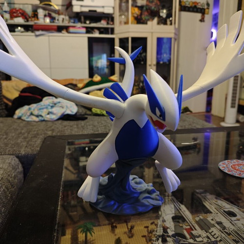 Lugia figure 30cm tall on base new