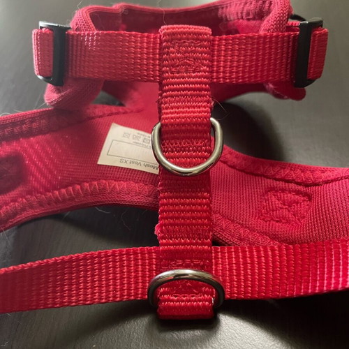 Petlando Mesh Vest used, red, size XS for small pets