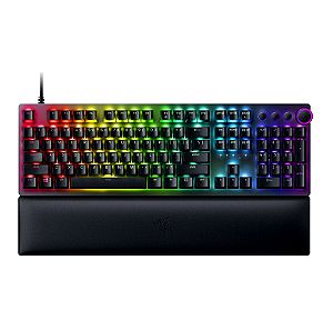 Gaming Keyboard Razer Huntsman V2 RGB Optical (Clicky Purple Switch) US  ( με πρόβλημα)
