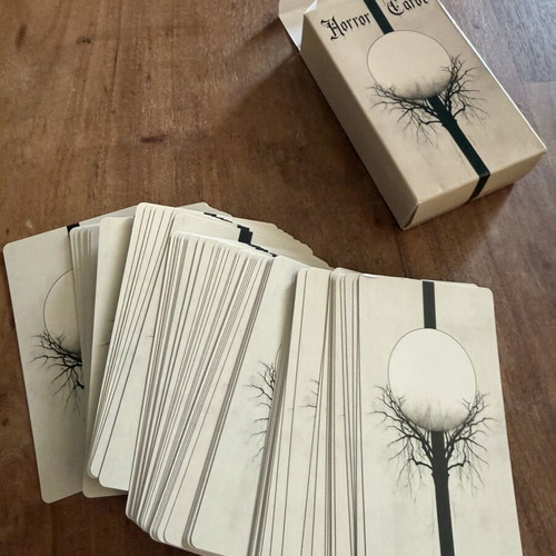 Horror Tarot cards, 10x6 cm