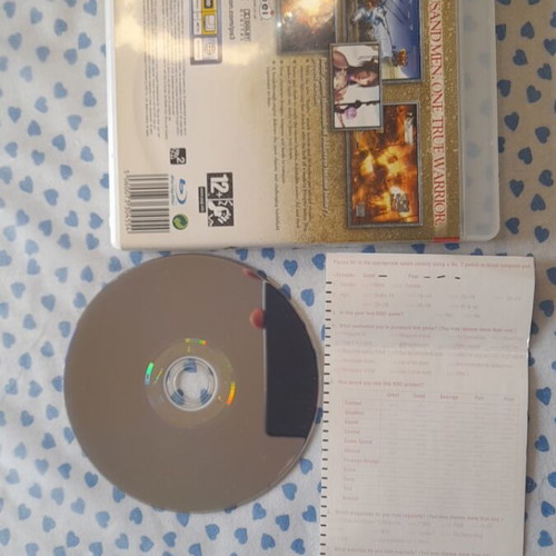 Dynasty Warriors 6 PS3 game like new with disc, case, and booklet