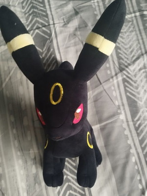Pokemon Umbreon Plush Mofugutto Banpresto μεταχειρισμένο με ελαφριά ζημιά στην ουρά