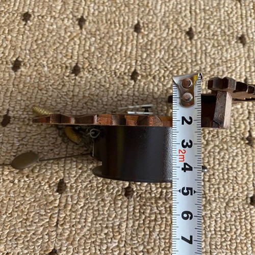 German Mini Cuckoo Wall Clock like new, handcrafted wood