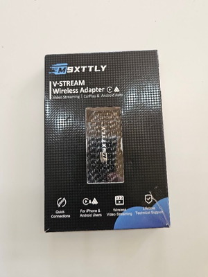 MSXTTLY VStream 3-in-1 Wireless CarPlay Android Auto Adapter