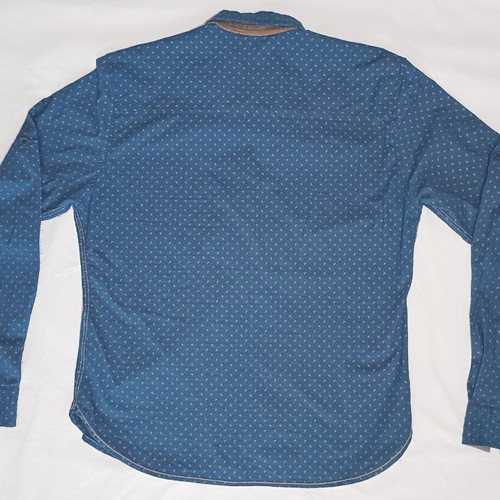 Long-sleeve shirt like new, blue, size L