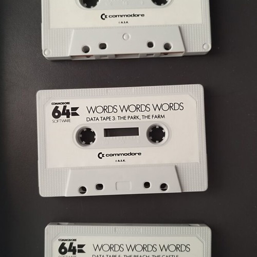 Commodore Cassette Words Words Words used, not tested