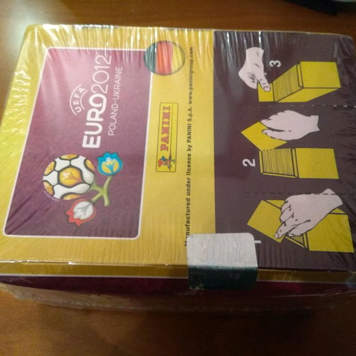 Panini UEFA Euro 2012 Deutschland Edition box with 100 packets new