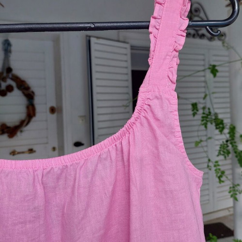 Esmara pink linen blouse large