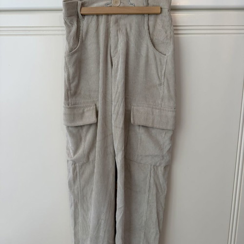 Vassia Kostara cargo pants, beige, XS