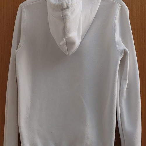 Hollister unisex white hoodie size M like new