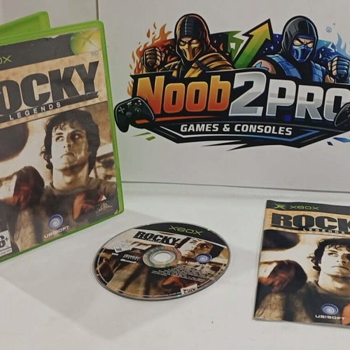 Rocky Legends Xbox game, original box and manual