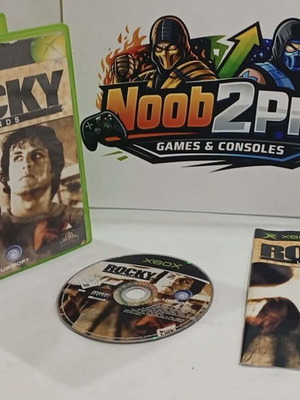 Rocky Legends Xbox game, original box and manual