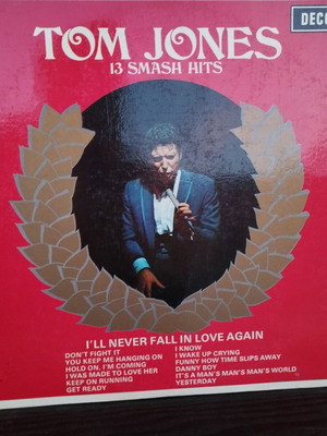 Tom Jones 13 Smash Hits lp μεταχειρισμένο, R&B / Soul