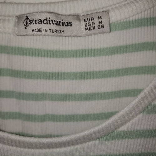 Striped blouse with three-quarter sleeves Stradivarius like new