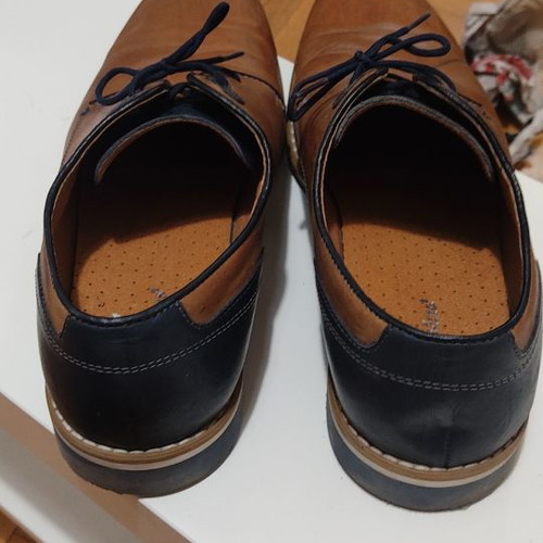Commanchero leather shoes used, tan, size 44