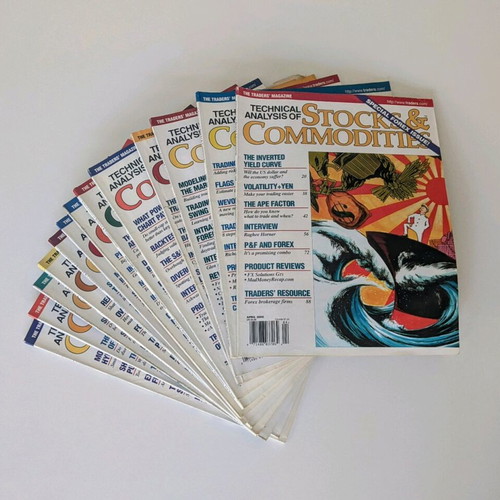 The Traders Magazine used, 13 issues 2005-2006, technical analysis