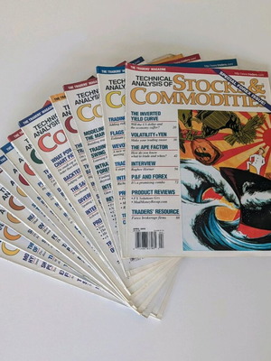 The Traders Magazine used, 13 issues 2005-2006, technical analysis