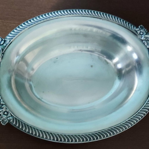 Vintage silver plated serving tray Walker & Hall Sheffield like new