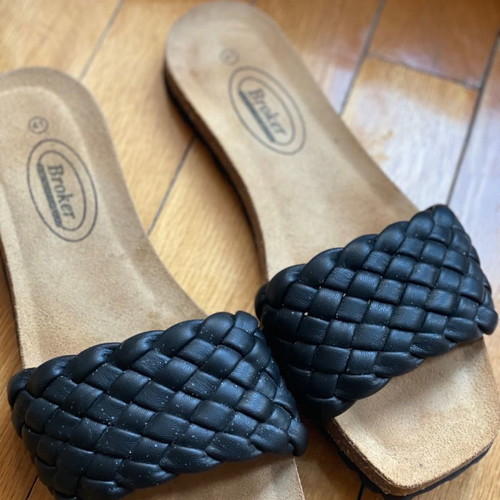 Broker Anatomic slipper-sandal used, size 41, black