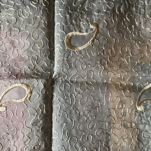 Vintage silk beige Soufli table runner new for long table