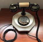 Old marble telephone like new