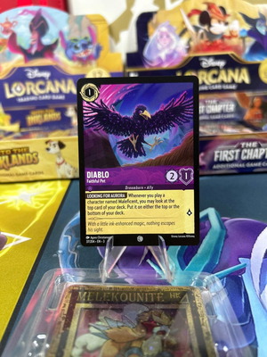 Lorcana TCG κάρτα Diablo mint/nm condition