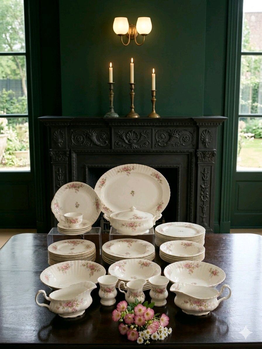 Royal Albert England Moss Rose 57-Piece… - € 960,00 - Vendora.cy