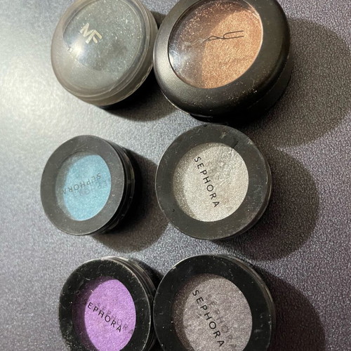 Eyeshadows used MAC, Max Factor and Sephora