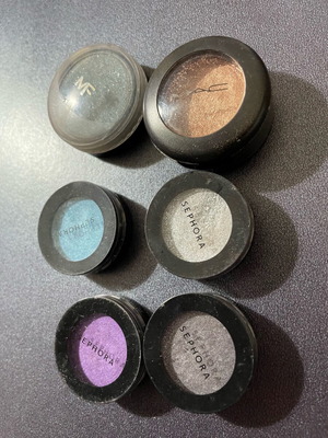 Eyeshadows used MAC, Max Factor and Sephora