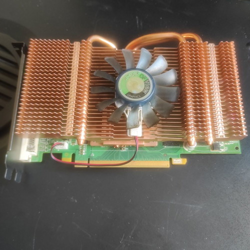 Point of View GeForce GTS 250 1GB used, defective graphics card with copper cooler