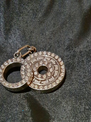 Folli Follie charm like new, silver with zircon