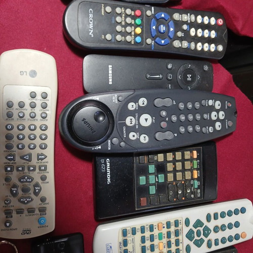 Remote controls used, assorted pack