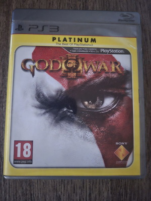 God of War 3 Platinum Edition PS3 game, excellent condition