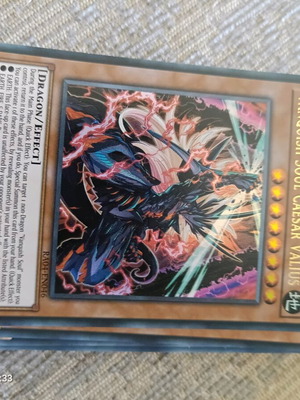 Yu-Gi-Oh Vanquish Soul Caesar Valius card like new